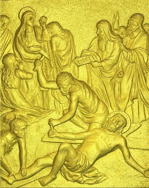 

Новинка, 3d фреза для ЧПУ в формате RLF, файл 11 из 14, с изображением Иисуса на все сцены