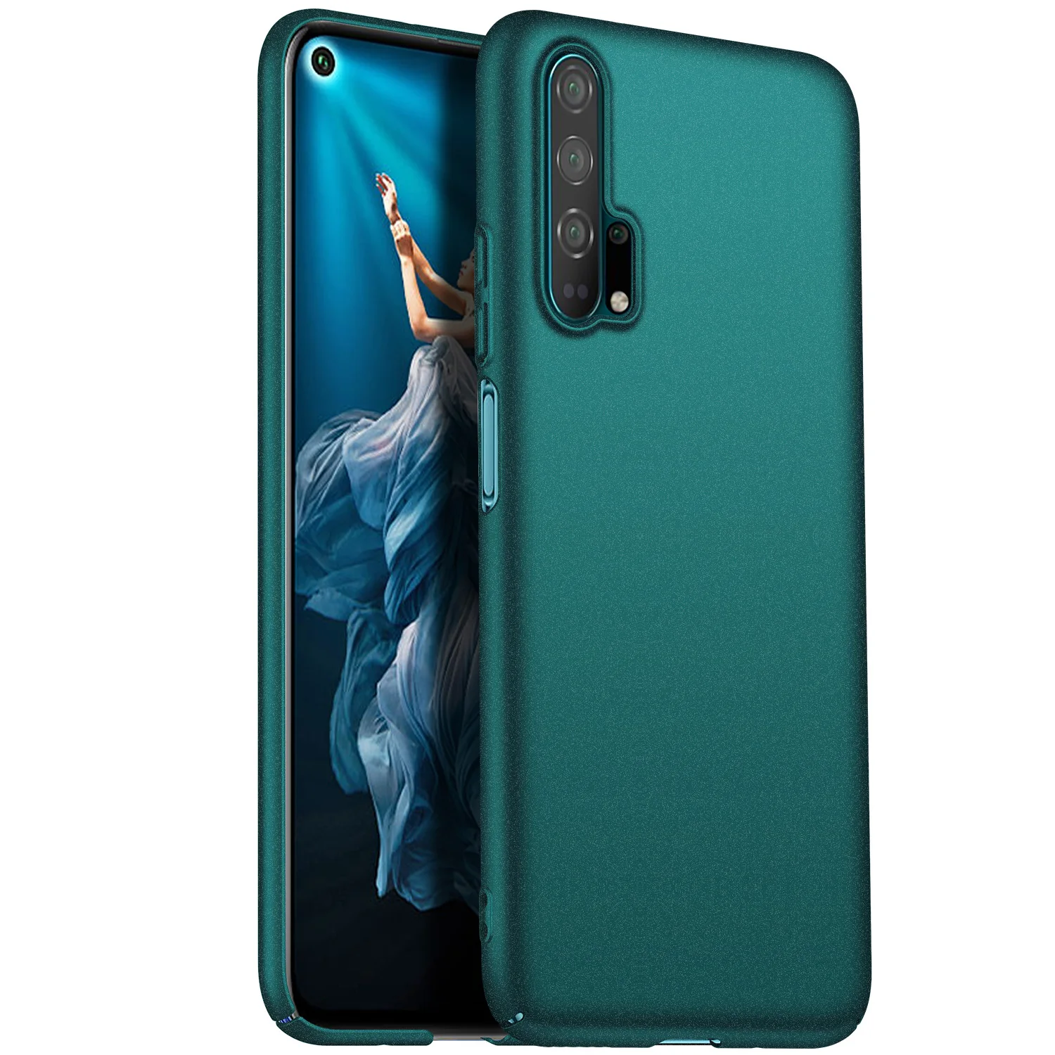 green Для huawei honor 20 Pro Чехол роскошный высококачественный Жесткий ПК Тонкий матовый защитный чехол на заднюю панель для huawei honor 20 20pro honor 20 - Цвет: green