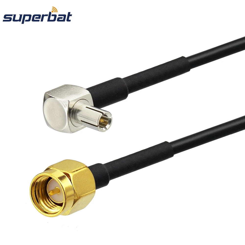Штекер Superbat SMA в TS9 прямой угол ОТРЕЗОК кабеля RG174 15 см для USB Modems Sierra Wireless