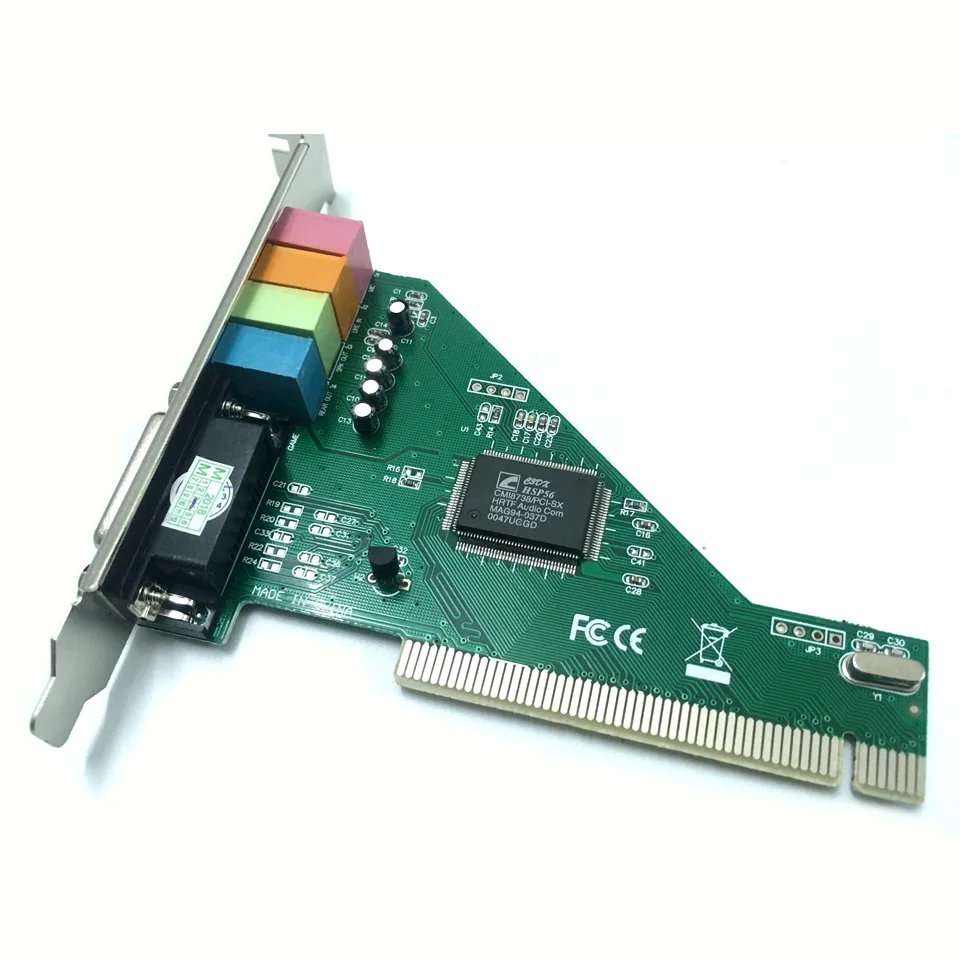 Звуковая карта PCI аудио Интерфейс с миди игры Порты и разъёмы 3 5 мм компьютер