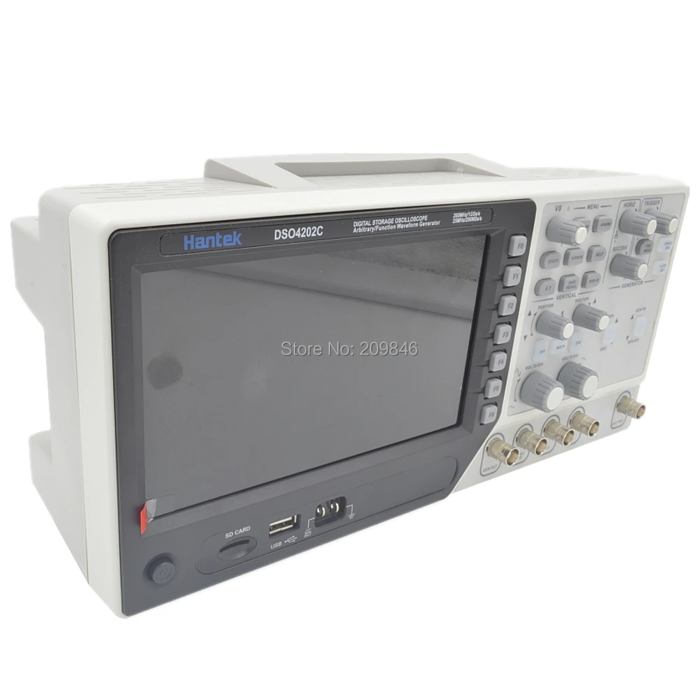 Hantek DSO4202C 2 канальный цифровой осциллограф 1 канал произвольный/функция генератор