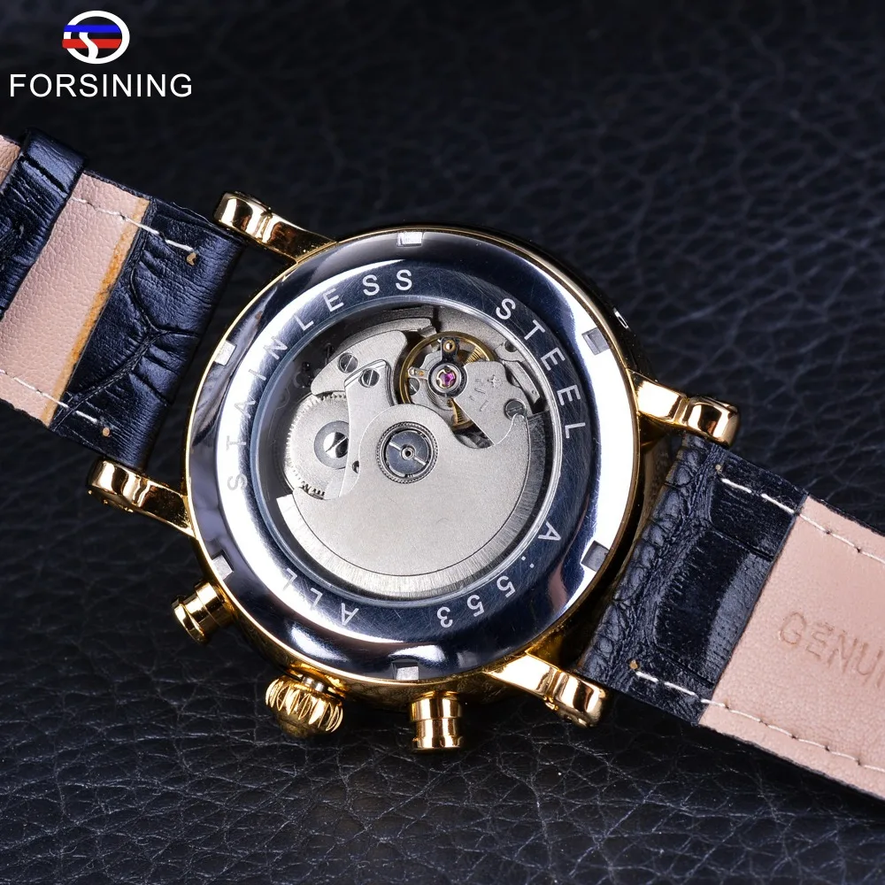 Мужские механические часы с календарем и скрытым циферблатом|luxury brand|luxury qualityluxury