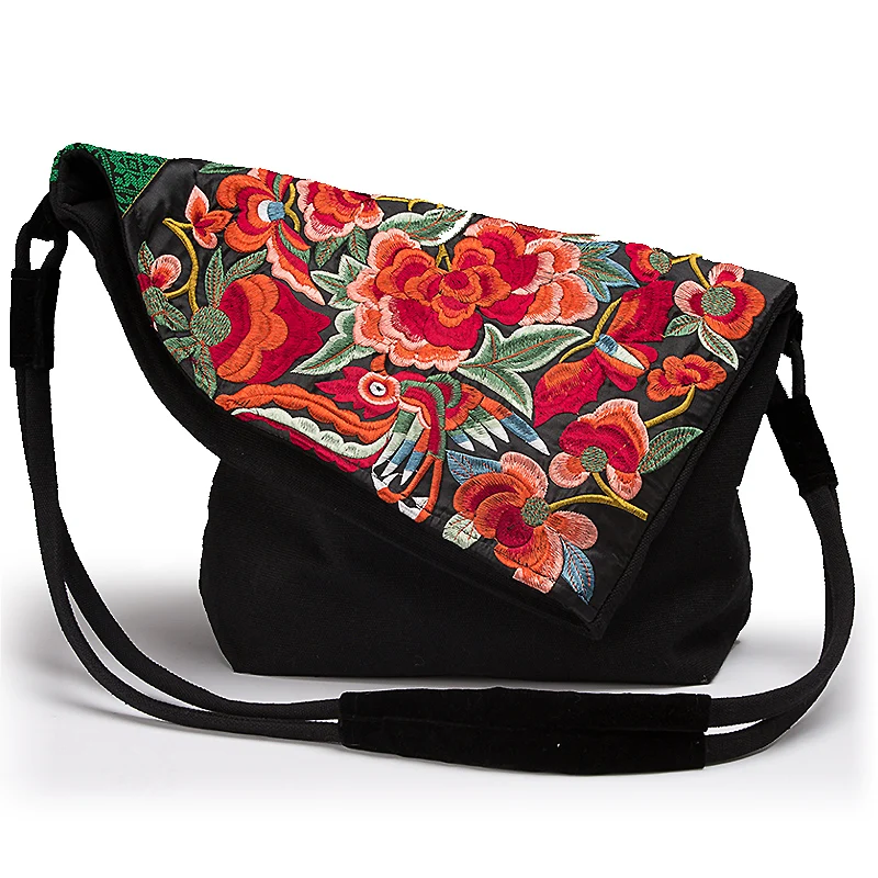 Женская винтажная холщовая сумка мессенджер с цветочным принтом|bag michael|bag gardenbag