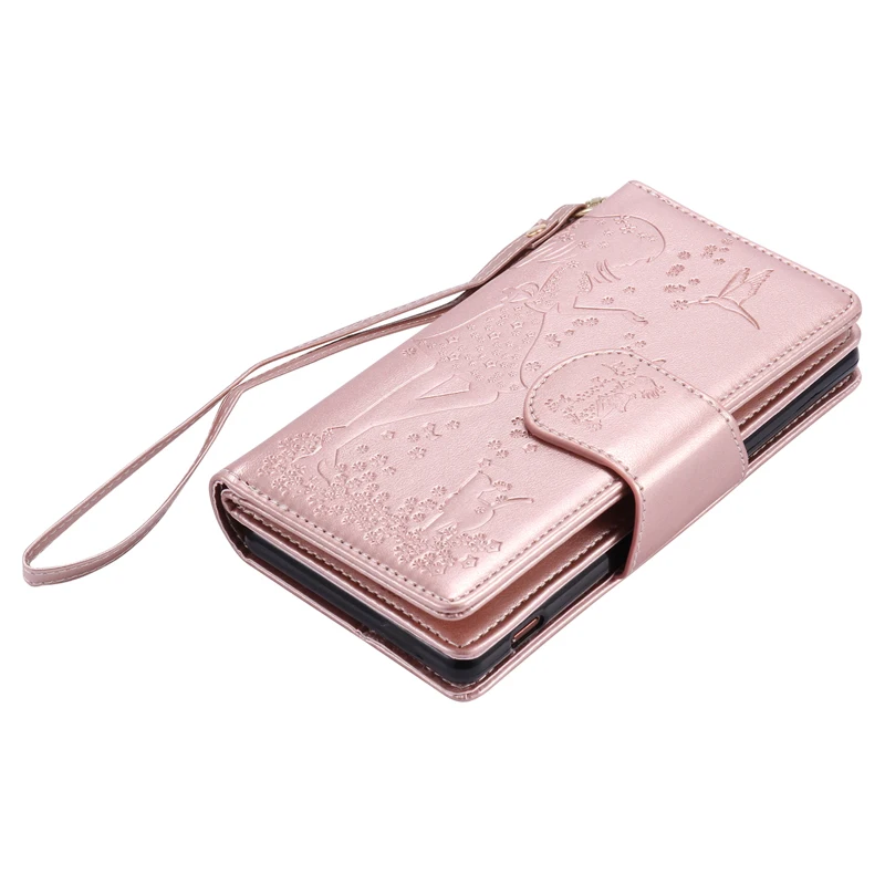 

Fashion Women 9 Card Slots PU Leather Flip Wallet Case Soft Phone Cover Shell Coque for SONY XZ XA Ultra C6 X Performance Z3 Z5