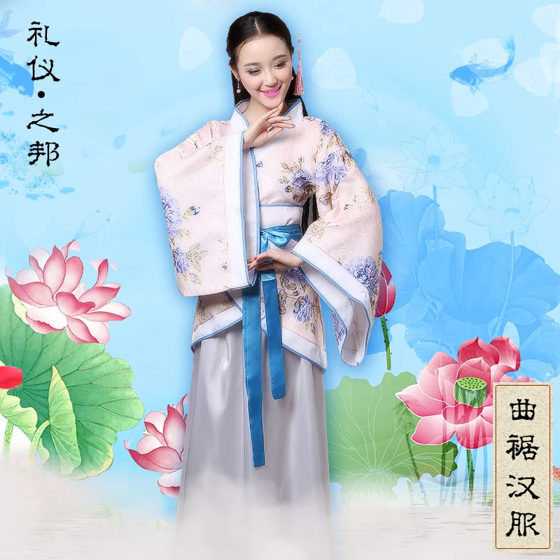 Женский костюм сказочной династии тан в стиле древней ханьской принцессы