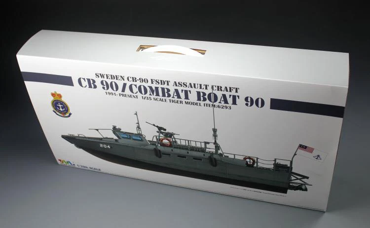 1/35 масштаб Tiger 6293 Swden CB-90 FSDT Штурмовое ремесло CB90/Боевая лодка 90 пластиковая модель