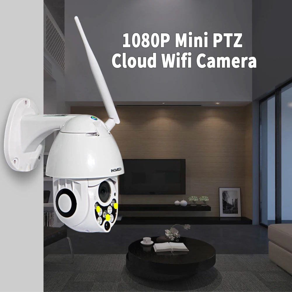 INQMEGA ip-камера WiFi 2MP 1080P Беспроводная PTZ скоростная купольная камера видеонаблюдения IR Onvif камера наружного видеонаблюдения Водонепроницаемая камера