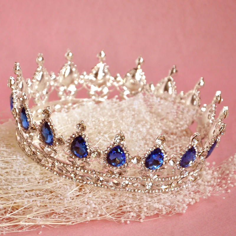 2017 свадебное платье невесты Water Drop девушка серебро Quinceanera Kings Queens и короны диадемы