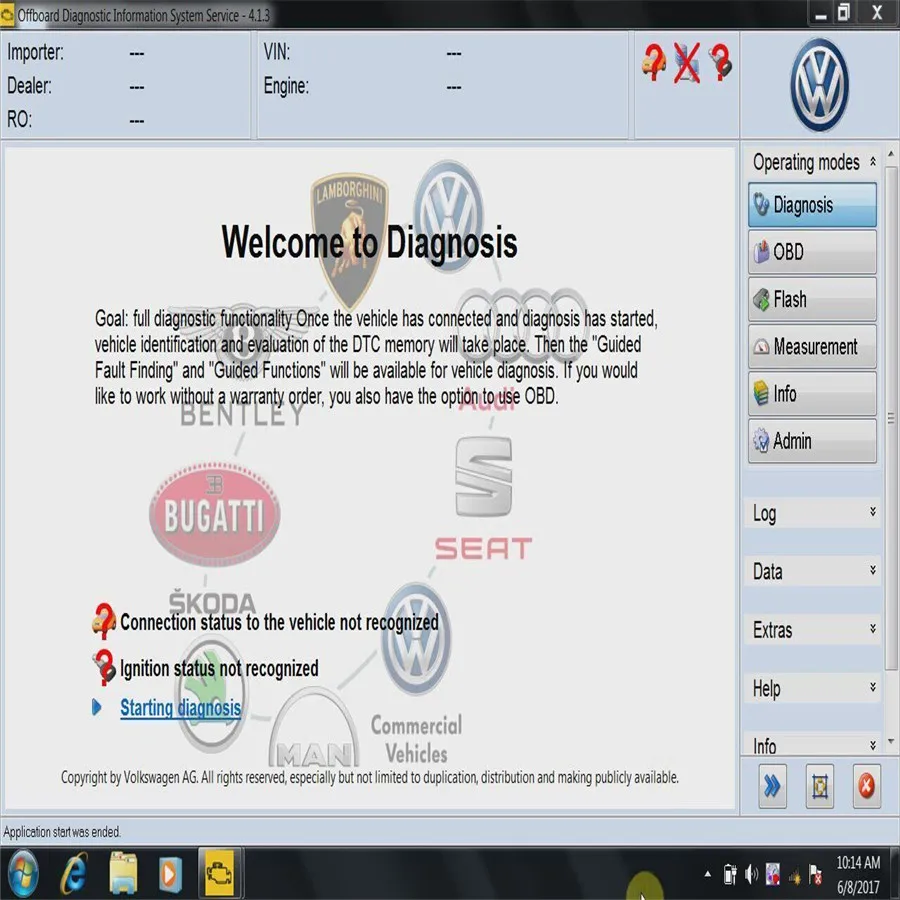 VAS 6154 wifi версия с последним ODIS 4,23 автомобильный диагностический инструмент Поддержка UDS odis версии vas 6154 Scannervas5054a полный чип oki