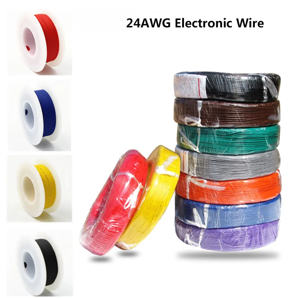 10 метров UL1007 медный провод 24AWG ПВХ электронный кабель UL сертификация Электрический кабель изолированный провод оборудование внутренняя линия
