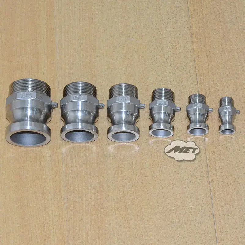 Megairon 1 предмет 1-1/4 &quotТип F Мусор Насоса адаптер мужчина camlock с мужской резьбы ss 316 max