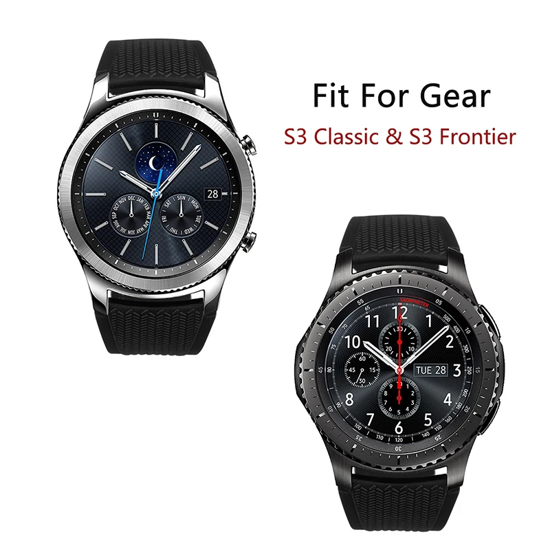 Ремешок 22 мм для часов Huami Amazfit 1 2 мягкий резиновый браслет из ТПУ Samsun Geat S3 correa reloj