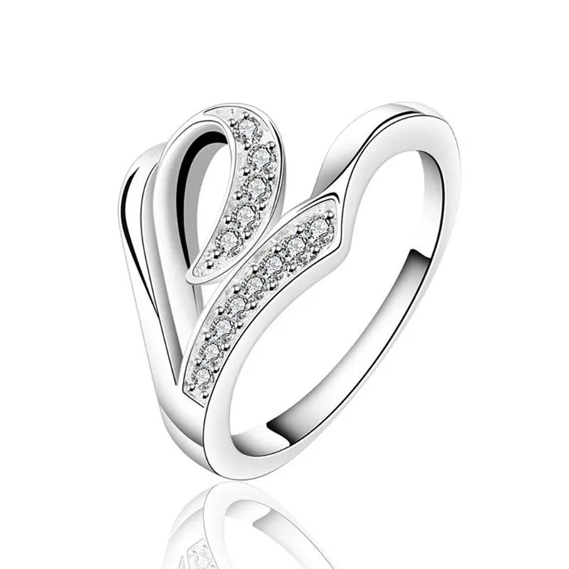 Посеребренная кольцо стерлингового серебра Jewelry Кольцо заводские цены моды