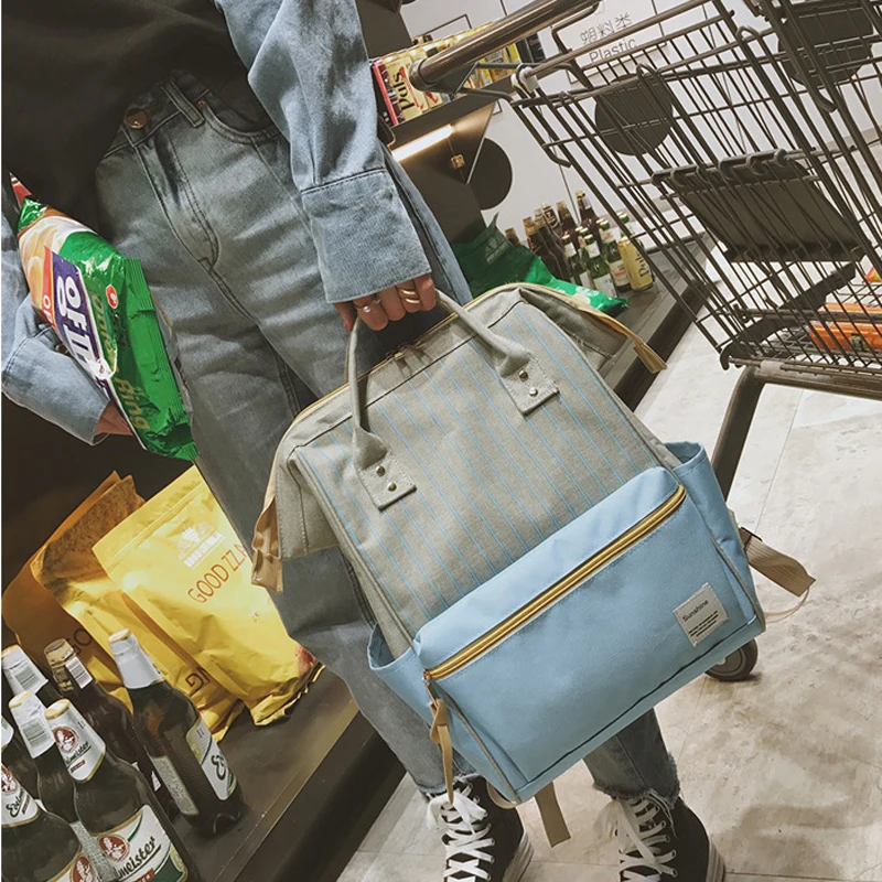 Новинка 2021 холщовый рюкзак с принтом женская школьная сумка милый для книг