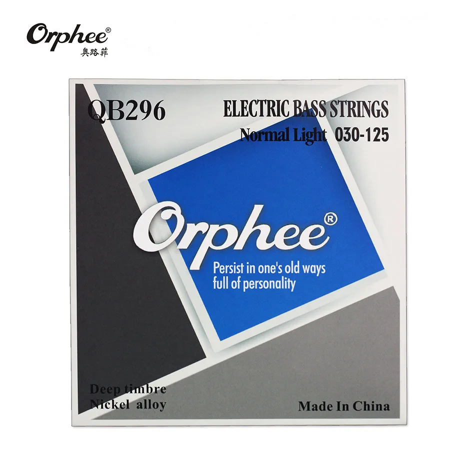 Orphee QB-290/295/296 электрические басовые струны шестигранный сплав никелевый дюйма