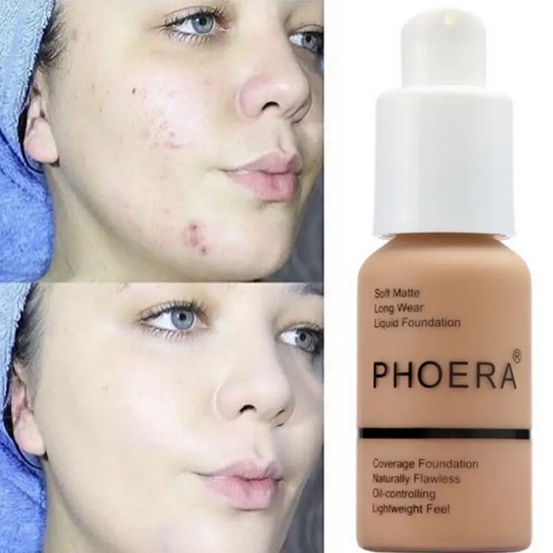 PHOERA Мягкая матовая основа для длительного ношения Жидкая макияжа лица