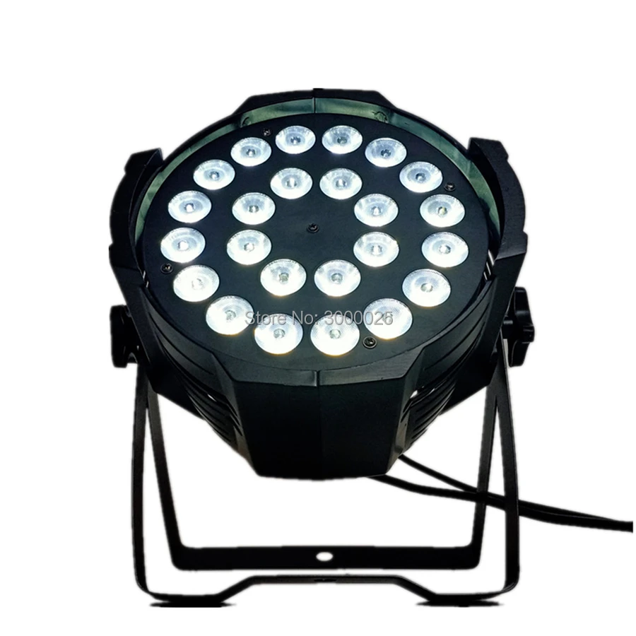 4 шт./Лот 24 шт. * 12 Вт в 1 rgbw 8 каналов DMX512 управление светодиодом Par Can внутренний