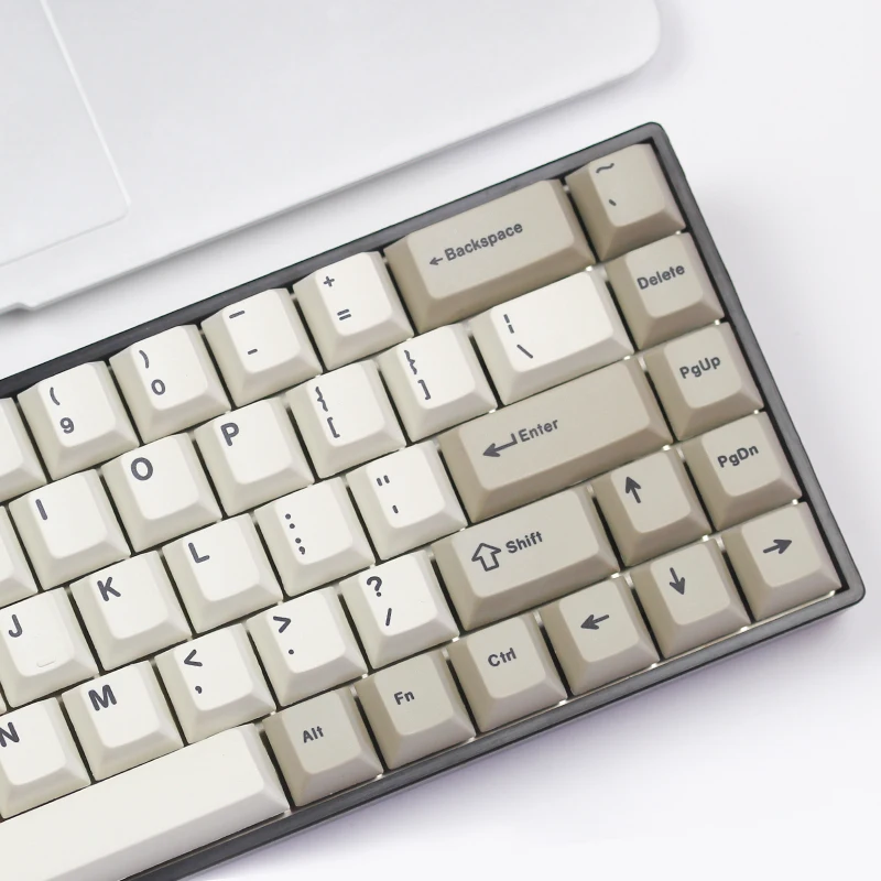 Tada68 механическая клавиатура 65% раскладка с переключателями Kailh Box белый темно