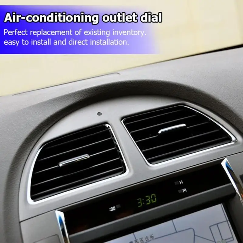 Передний центр A/C Air Vent Tab клип Ремонтный комплект для Lexus ES 350 240 черный