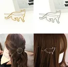 1 шт. цвета: золотистый, с резным узором кошки модные заколки для волос для женщин; Элегантные ботильоны в Корейском стиле на заколка для волос Stick шпилька для волос Средства для укладки волос