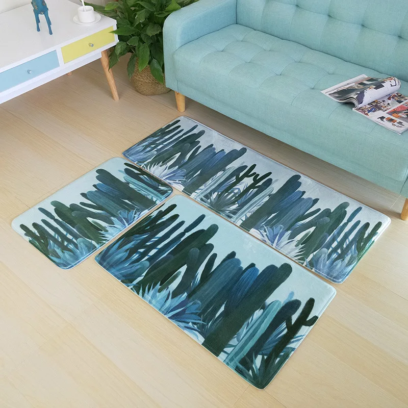 Мягкие тропические коврики LOUTASI настенные Нескользящие Коврики для спальни