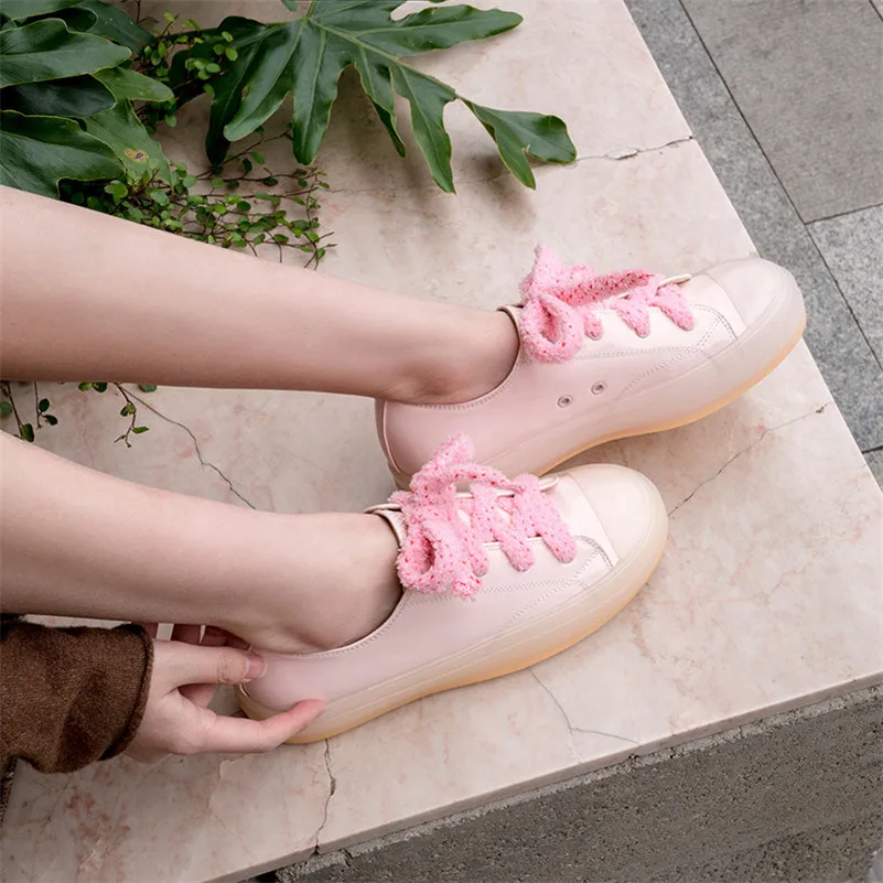 FEDONAS Fashion Brand Flats Heels Shoes Round Toe Patent Leather Lace Up Spring Autumn Casual Woman Ladies | Обувь