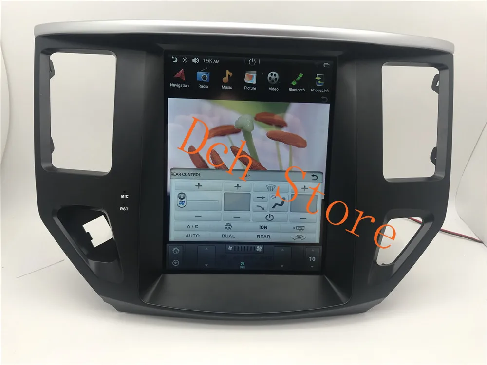 10,4 дюймов вертикальный tesla стиль Android 8,1 автомобильный dvd-плеер gps навигация для NISSAN Pathfinder 2013- стерео ips Авто PX6 CARPLA