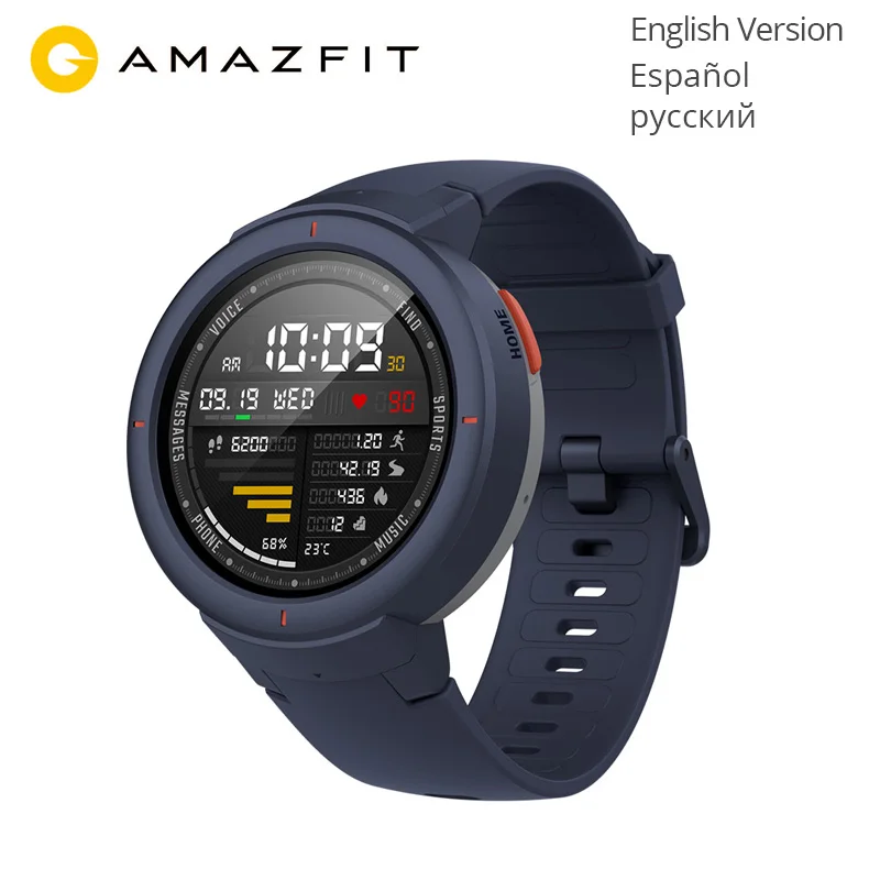Глобальная версия Hua mi AMAZFIT Verge 3 gps умные часы IP68 AMOLED экран ответ на звонки умные часы мульти спортивные для mi 8