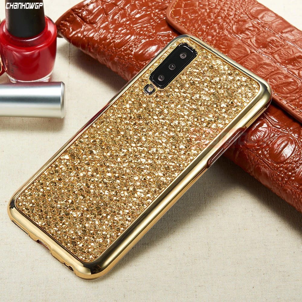 Glitter Soft TPU Case For Samsung Galaxy S6 S7 Edge S8 S9 Plus A5 A6 A7 A8 A9 J2 J4 J6 J8 2018 J3 J5 J7 Neo Note 8 9 Prime Cover |