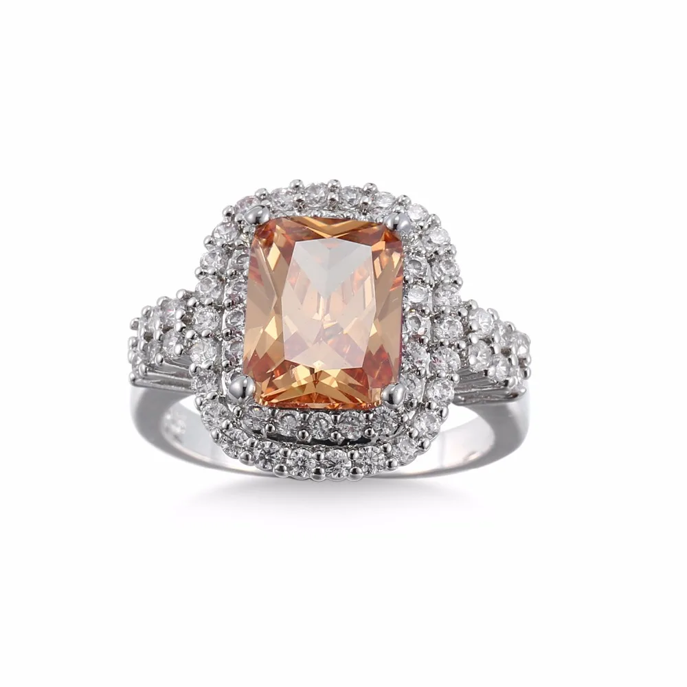 1.75ct AAA циркон обручальные кольца для женщин Настоящее серебро 925 пробы женские кольца для помолвки anel Кристаллы ювелирные изделия высшего качества