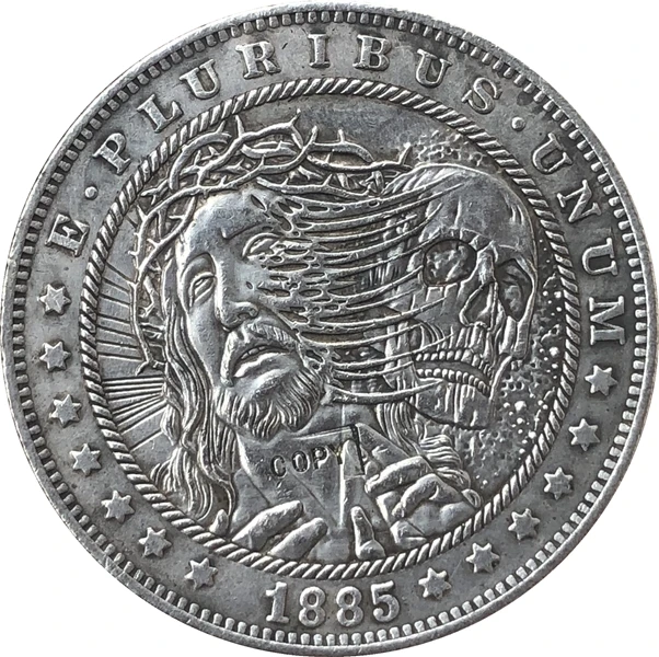 Хобо никель 1885-CC сша Морган доллар Монета КОПИЯ Тип 126