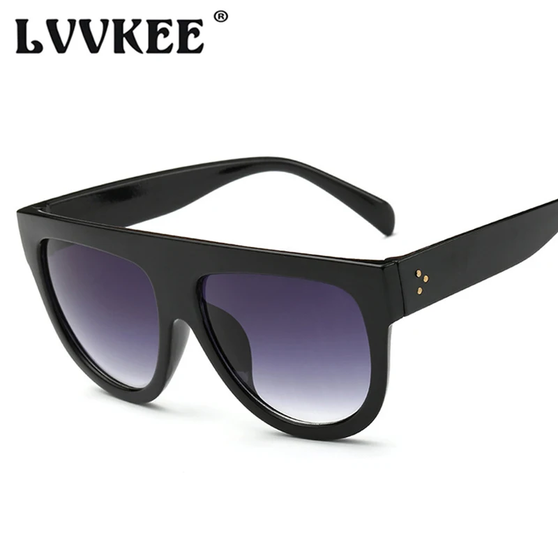 Популярные модные брендовые дизайнерские Винтажные Солнцезащитные очки LVVKEE с