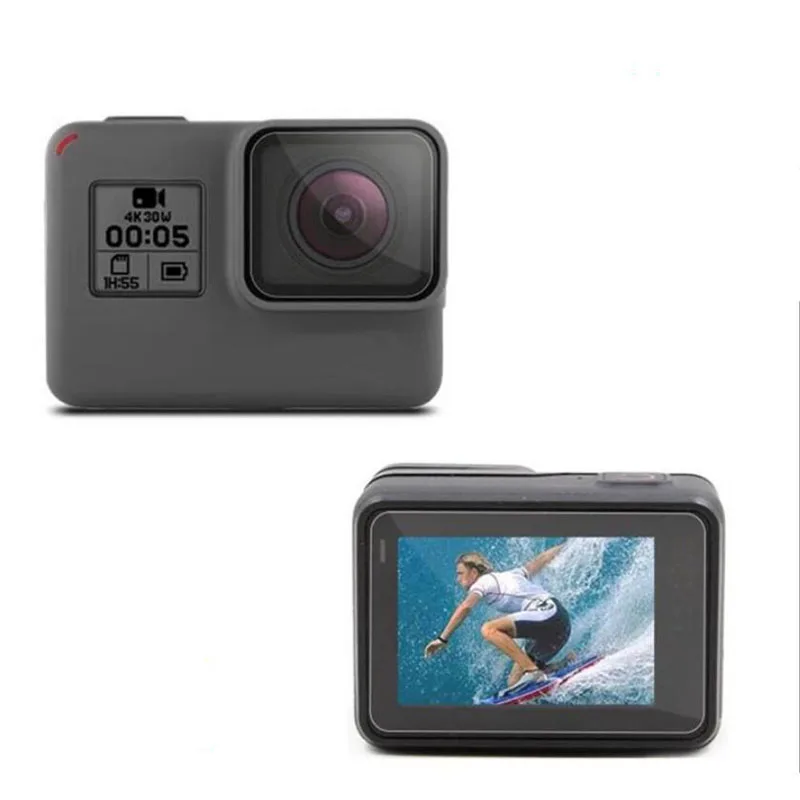 Защитный чехол из закаленного стекла для GoPro Hero5 Hero6 Go Pro Hero 5 6 Black 4 Session объектив