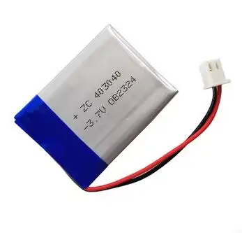 Бесплатная доставка 2 шт./лот 403040 453040 3 7 v 550mah полимерная литиевая батарея li-po