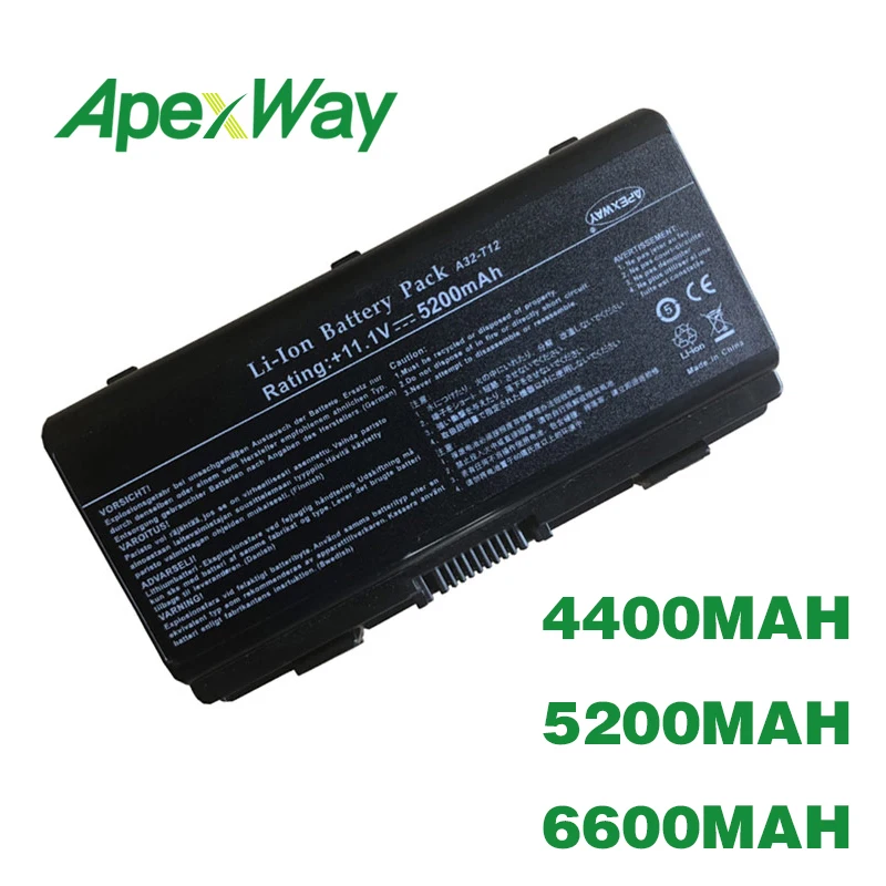 ApexWay 6cell Аккумулятор для ноутбука Asus 90-NQK1B1000Y A32-X51 T12Fg T12Ug X51C X51H X51L X51R X51RL | Компьютеры
