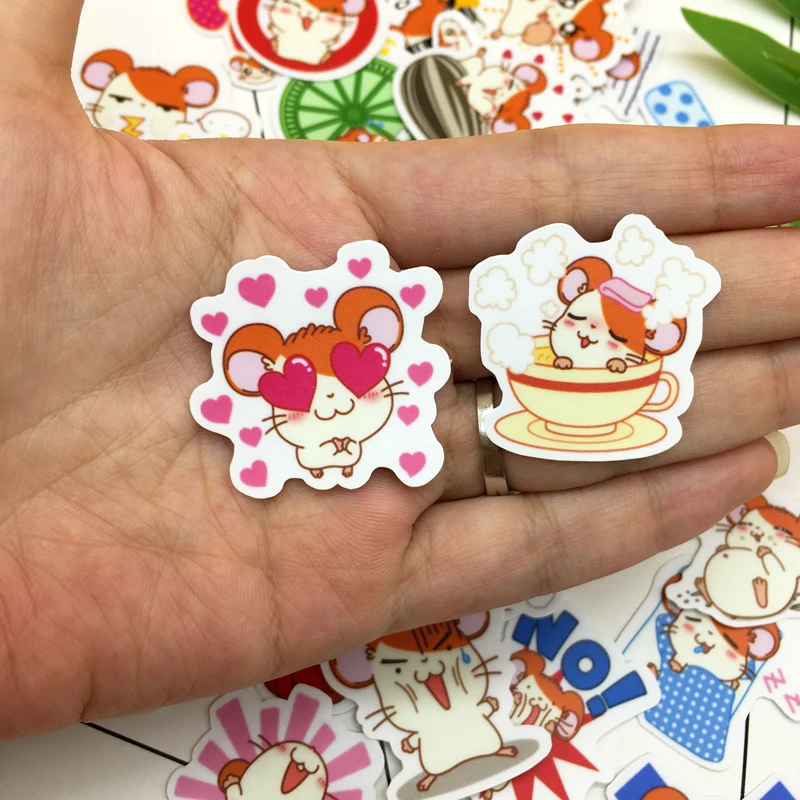 40 шт милый маленький хомяк Hamtaro стикер самодельный Скрапбукинг декоративное украшение/водонепроницаемый бумажный стикер s