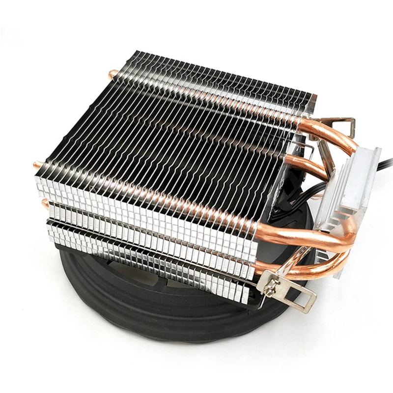 3Pin Процессор Вентилятор Cooler RGB светодиодный вентилятор радиатора 4 теплотрубки радиатор Процессор кулер для Intel LGA 1150/1151/1155/1156/1366/775 AMD