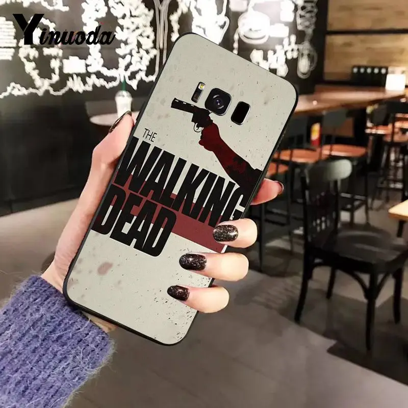 Чехол для телефона Yinuoda The Walking Dead чехол Samsung Galaxy S6 S7 edge plus S5 S9 Plus|Чехлы-накладки| |