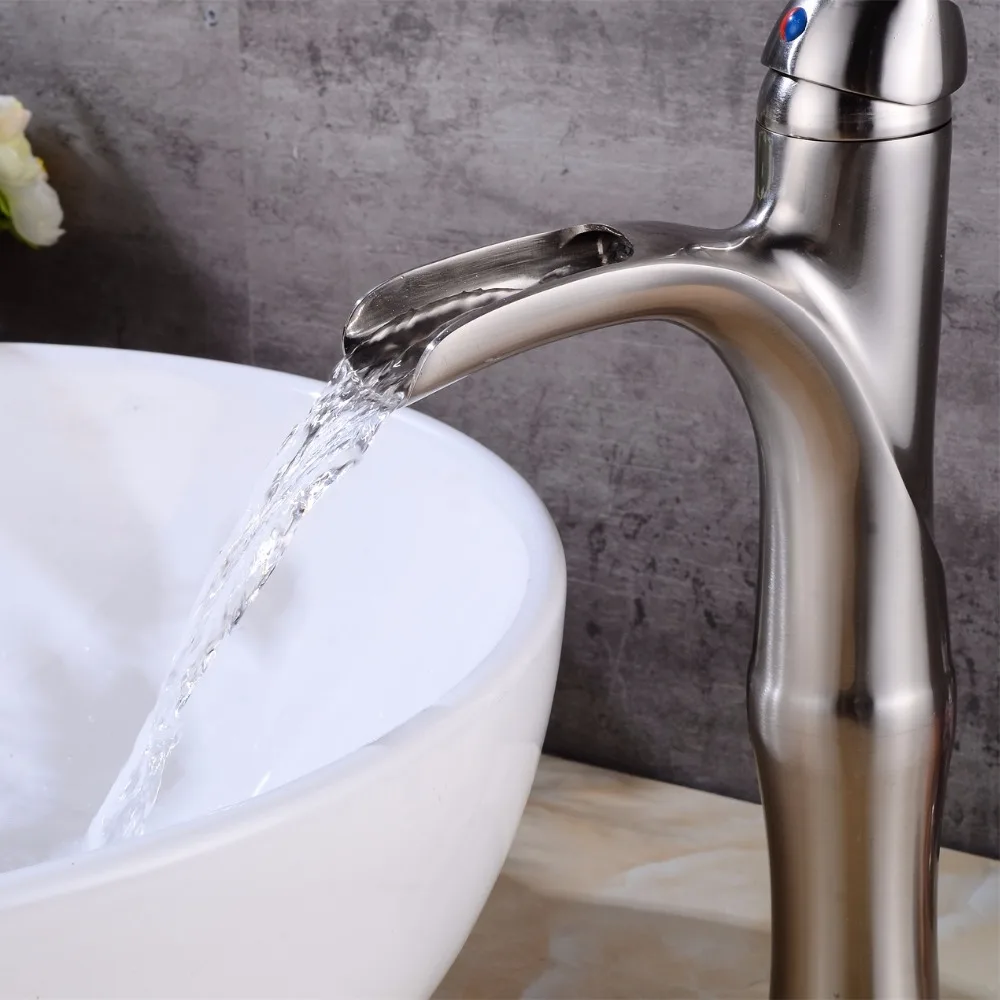 Смеситель для ванной комнаты с эффектом потертости и водопада|sink mixer|waterfall basin