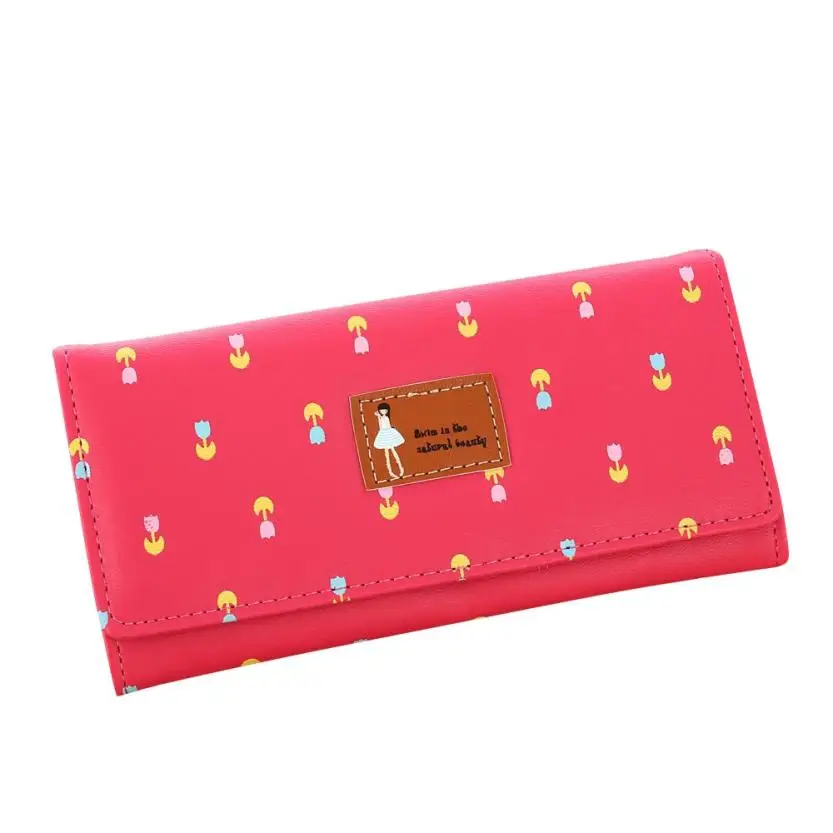 Женские кошельки 2020 Carteras Mujer цветочный конверт с узором Кошелек для монет женский