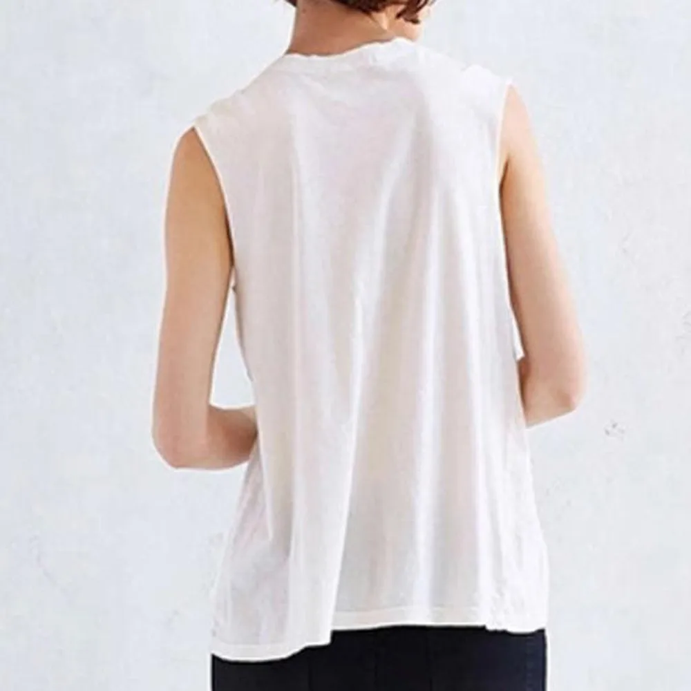 2019 модные сексуальные женские футболки футболка звезда Луна без рукавов принт