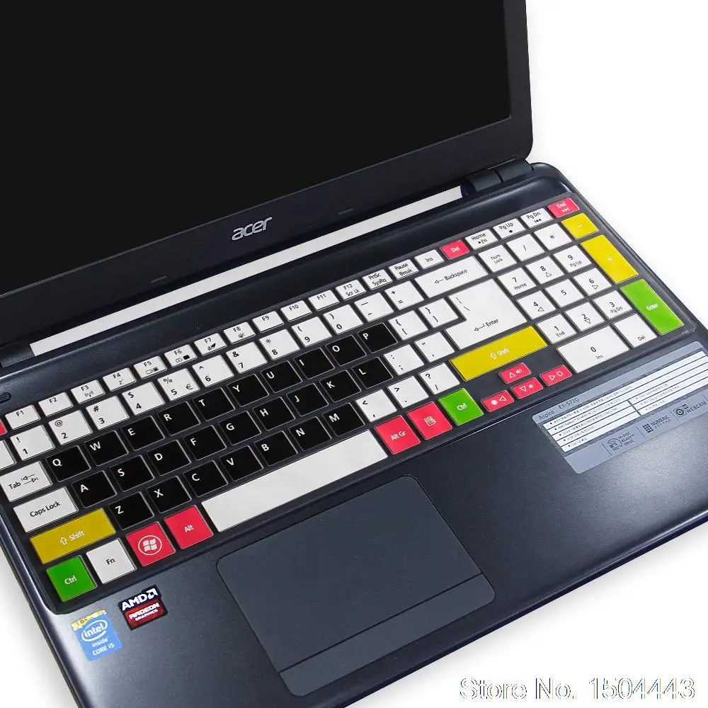 15 6-дюймовый чехол для клавиатуры защитная пленка Acer Aspire 5755 E1-510 asus | Компьютеры и
