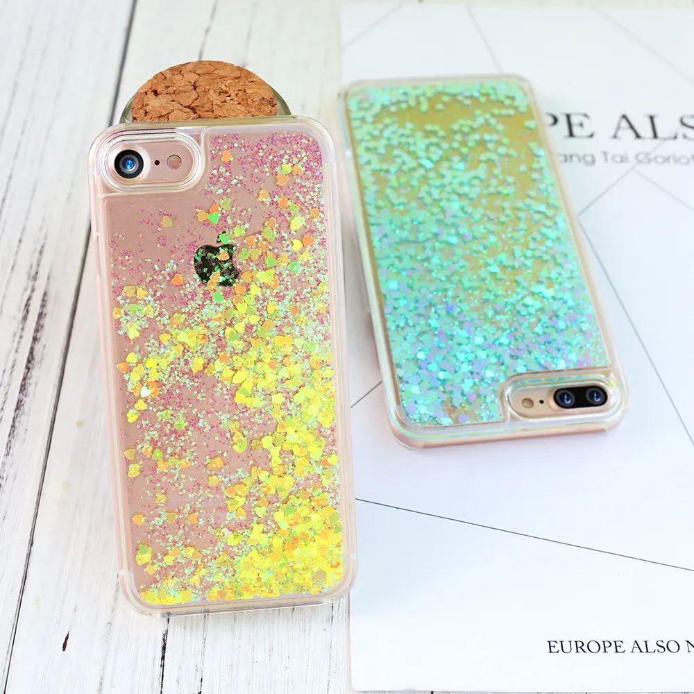 Kisscase Чехол для мобильного телефона Bling Quicksand iPhone 6 6S Plus 5S Обложка блендера ПК SE 5 4S