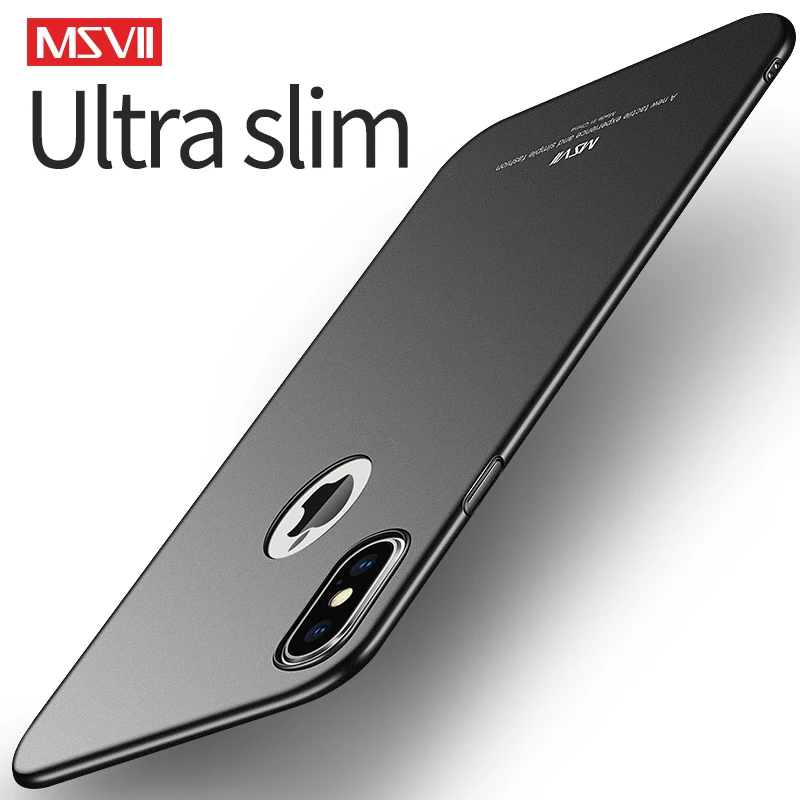 MSVII Bumper Case For iPhone X 10 Ultra Slim Back Protective Fitted iPhoneX Shell Fundas Coque Apple |