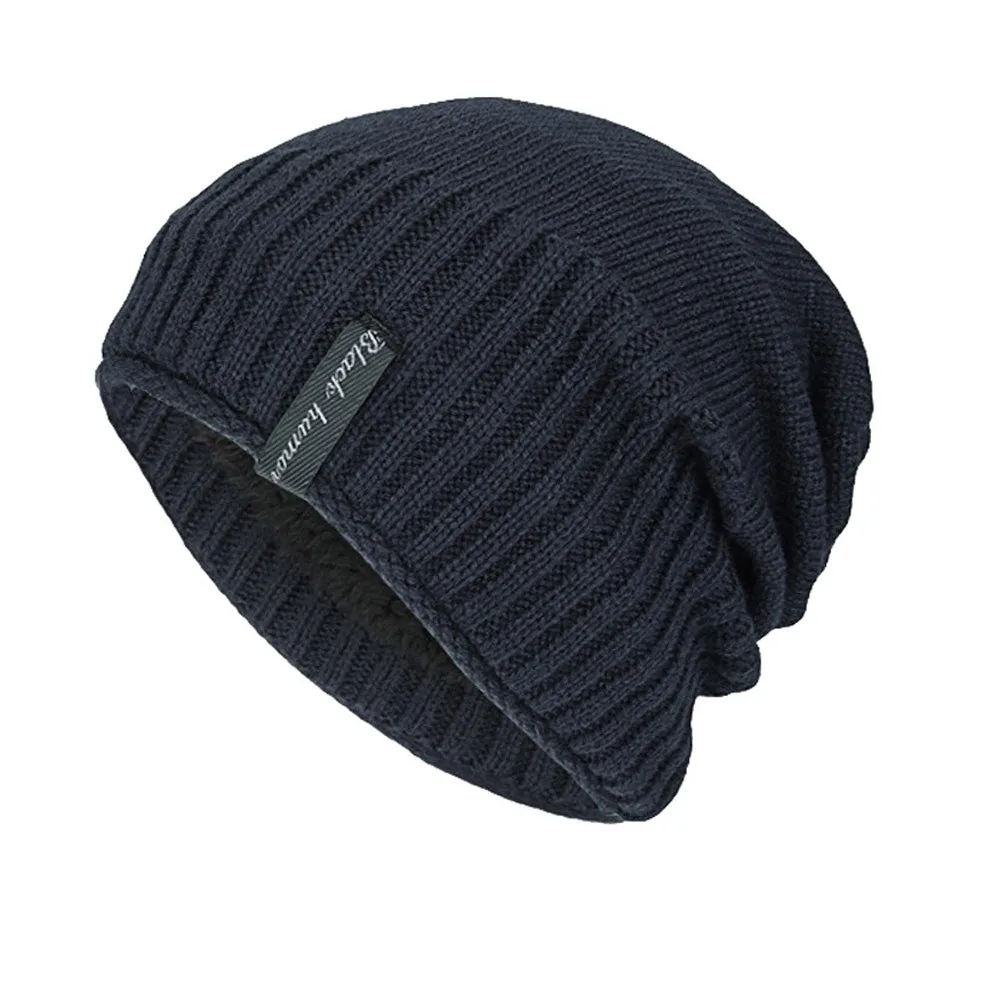 

Beanies For Men Wool Hat Knitted Winter Hat Men Skullies Male Cap Winter Keep Warm Cappello