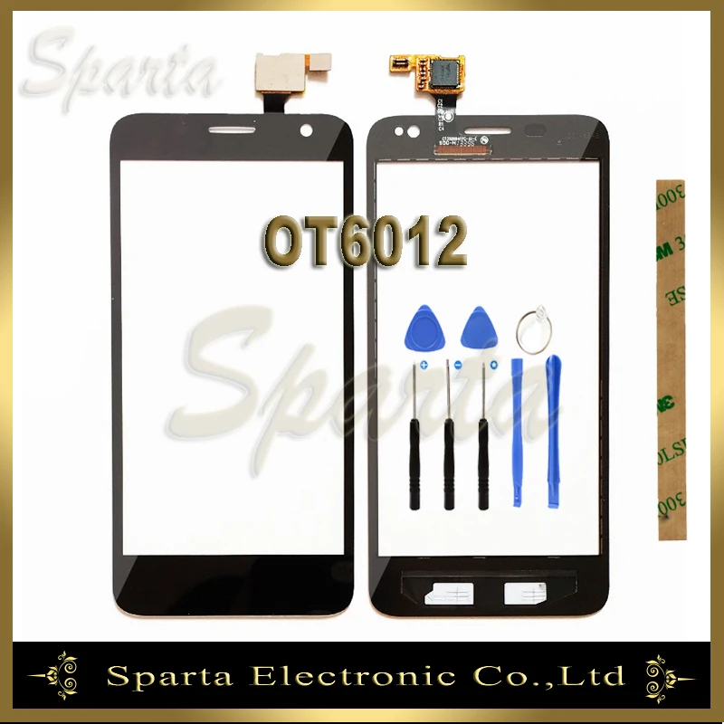 Для Alcatel one Touch Idol Mini OT 6012 6012A 6012X6012 W OT6012 Сенсорный экран с дигитайзером без ЖК-дисплей+ 3 М Стикеры+ Инструменты
