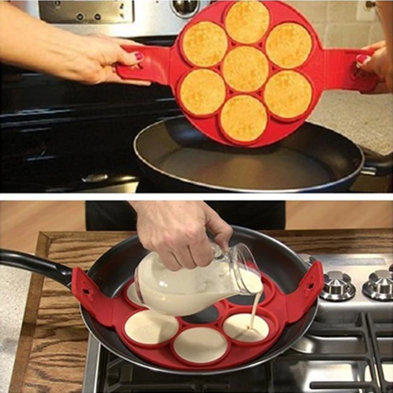Антипригарное кольцо WALFOS из пищевого силикона для яиц печенья мяса пирога