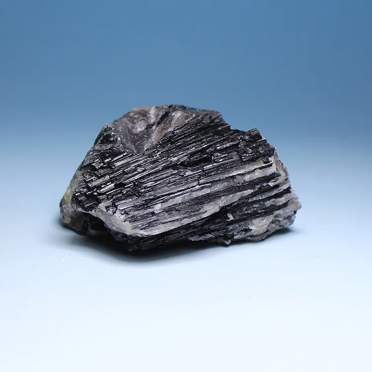 

Black electric quartz tourmaline crystal tourmaline stone mineral ore samples labeled water purification