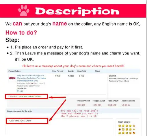 Bling домашний питомец с индивидуальной надписью ошейник со стразами по