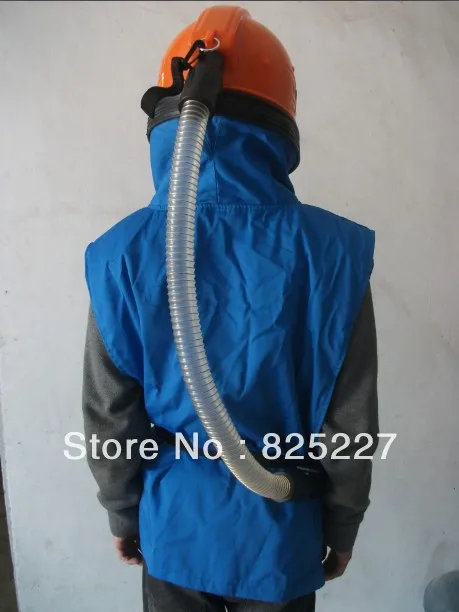 CE ABSSANDBLASTING RESPIRATOR SAFETY HELMET WITH CAPE HOSE AIR SUPPLIED SANDBLAST | Безопасность и защита